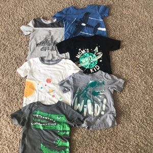 Bundle of 6 Boys 4T Graphic Ts